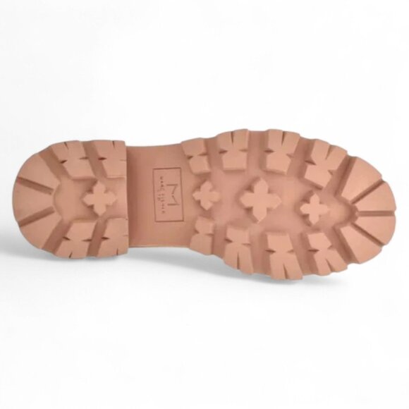 Marc Fisher Ltd Womens Beige Lug Sole Comfort Lucien Round Toe Block Heel Lace-u - Picture 6 of 6